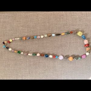 Semi precious stone necklace.